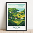 Devon Vintage Style Print