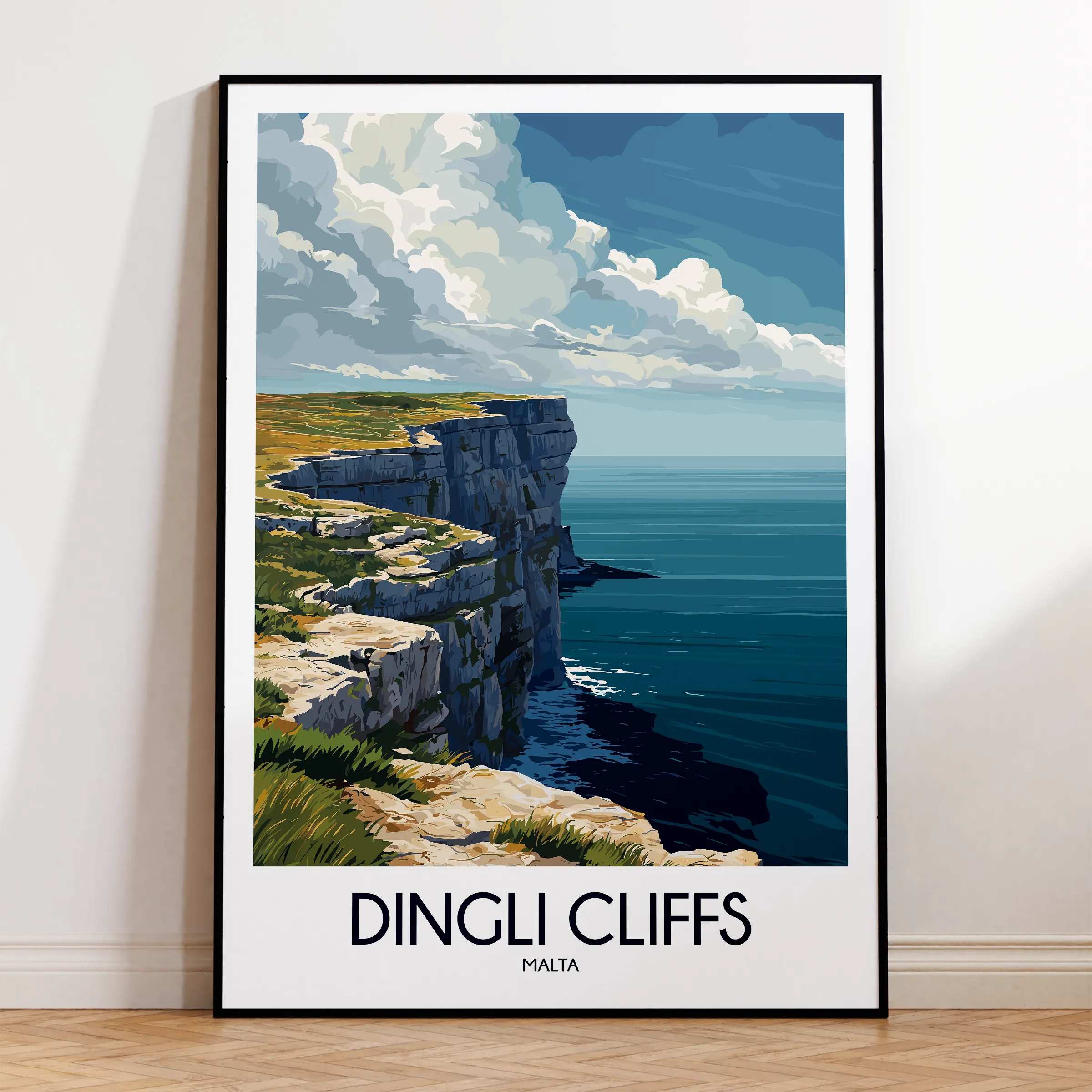 Dingli Cliffs Gallery Quality Print