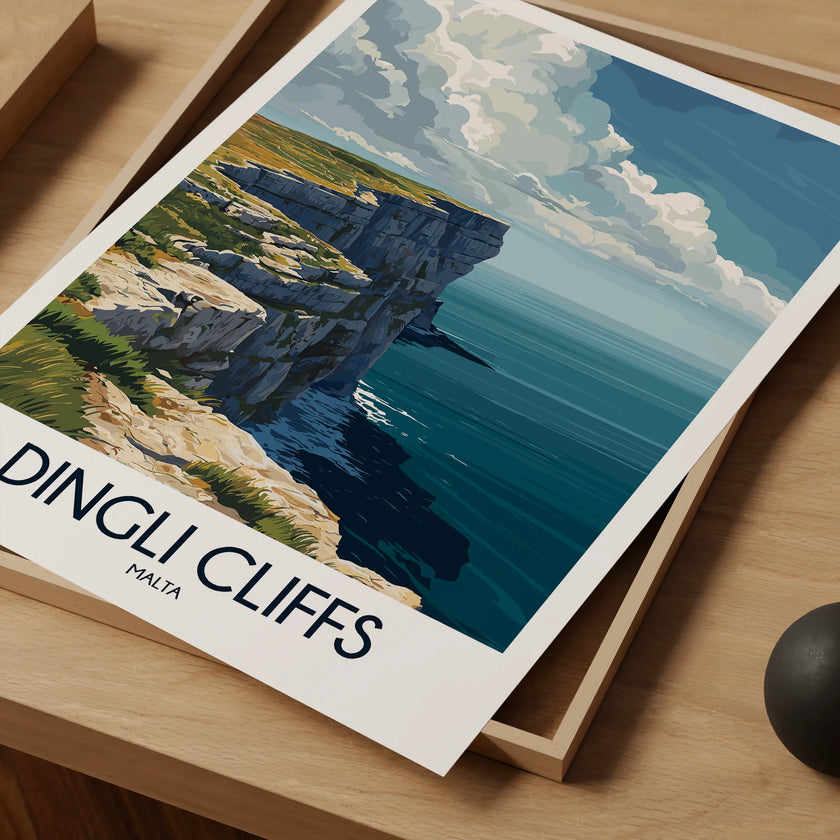 Dingli Cliffs Scenic Landscape Art