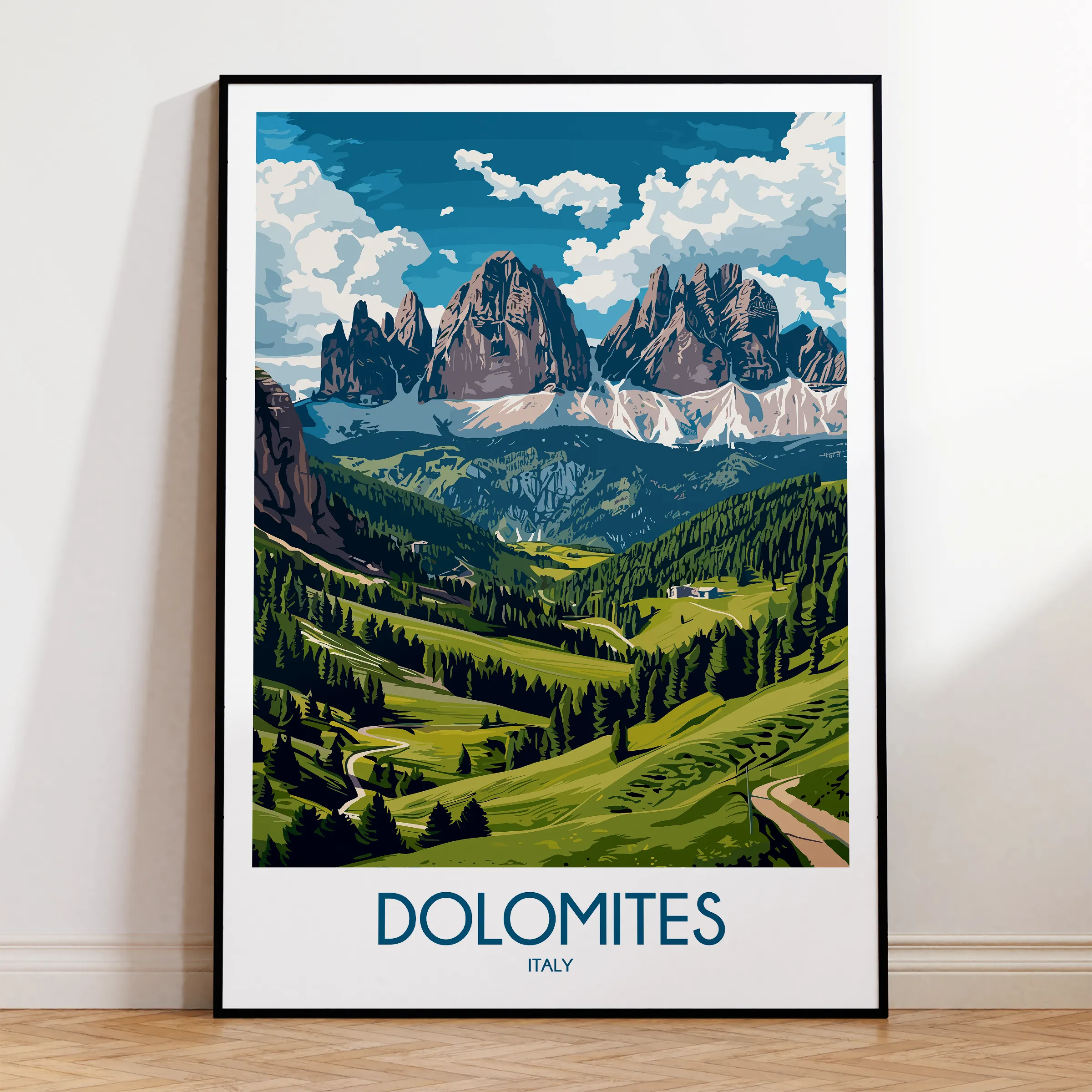 Dolomites Destination Art Gift