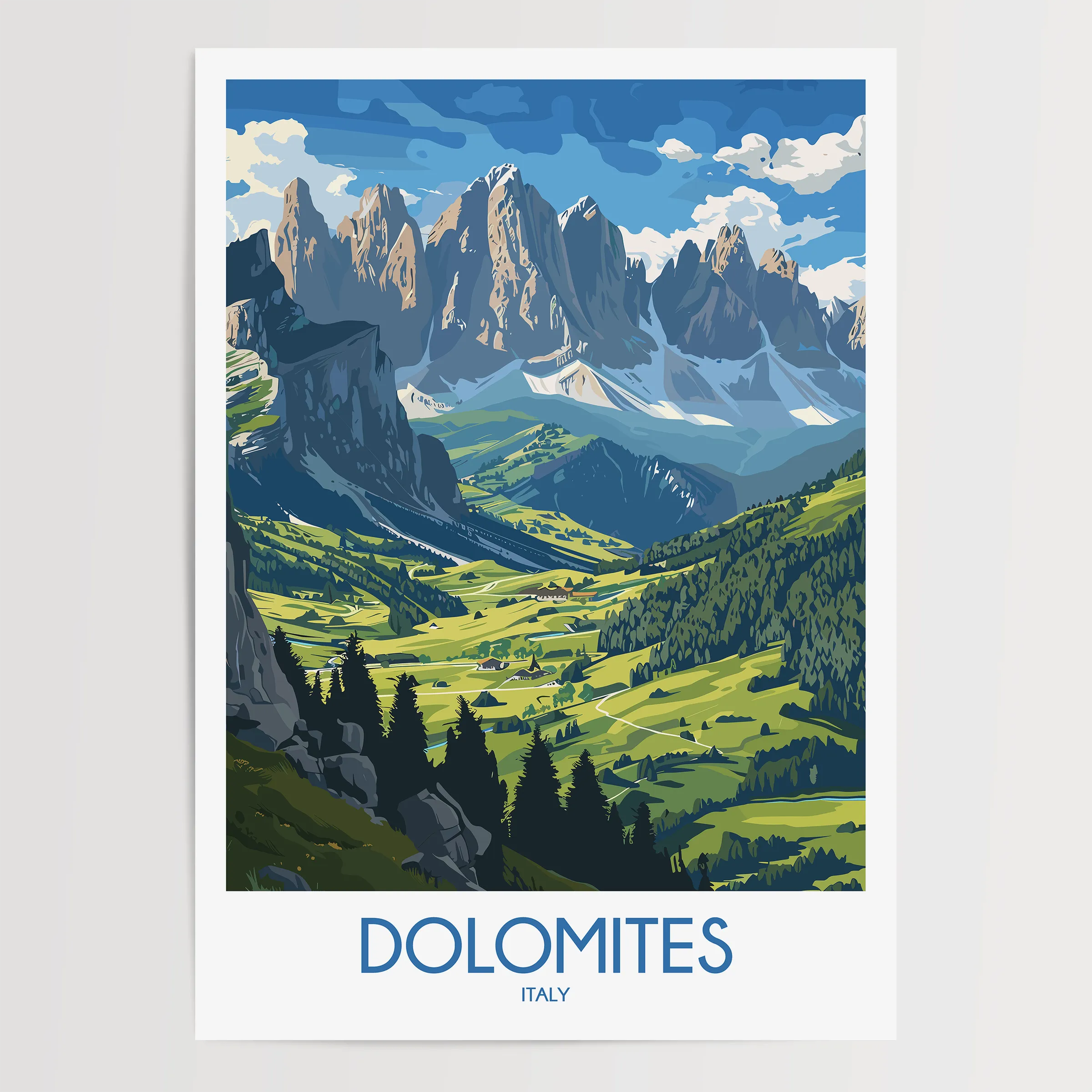 Dolomites Home Office Decor