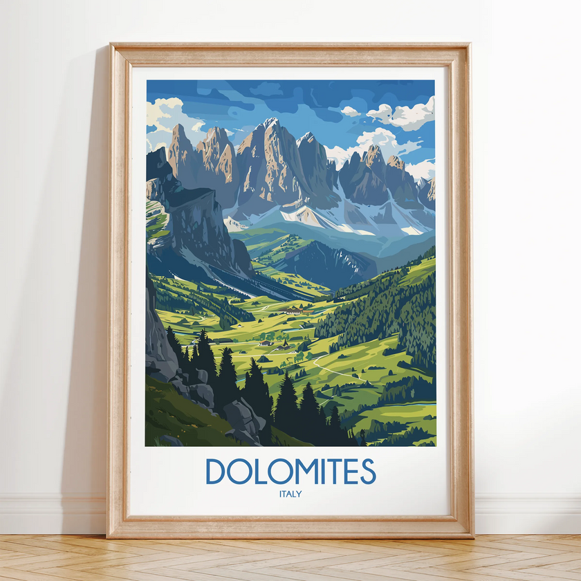 Dolomites Minimalist Wall Art