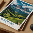 Dolomites Scenic Landscape Art
