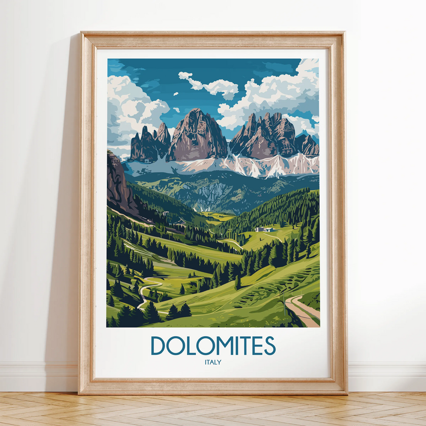 Dolomites Travel Memory Gift