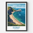 Dorset Modern Travel Poster