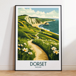 Dorset Modern Travel Poster