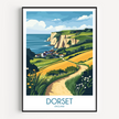 Dorset Scenic Landscape Art