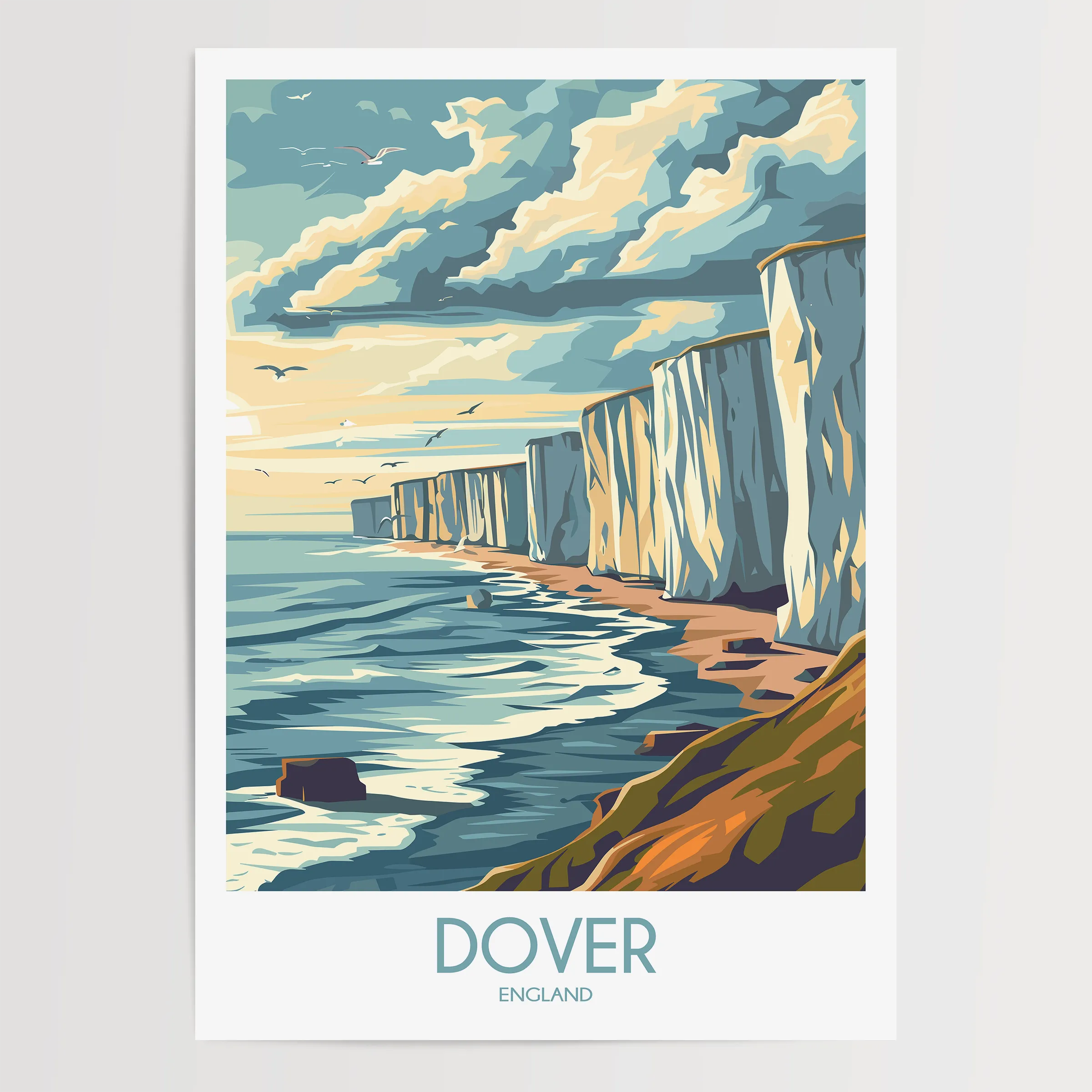 Dover Modern Travel Poster