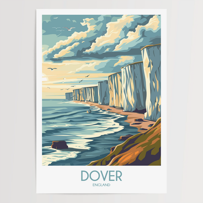 Dover Modern Travel Poster