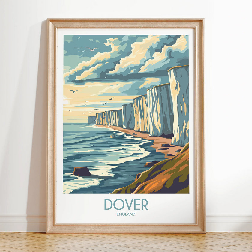 Dover Retro Travel Illustration