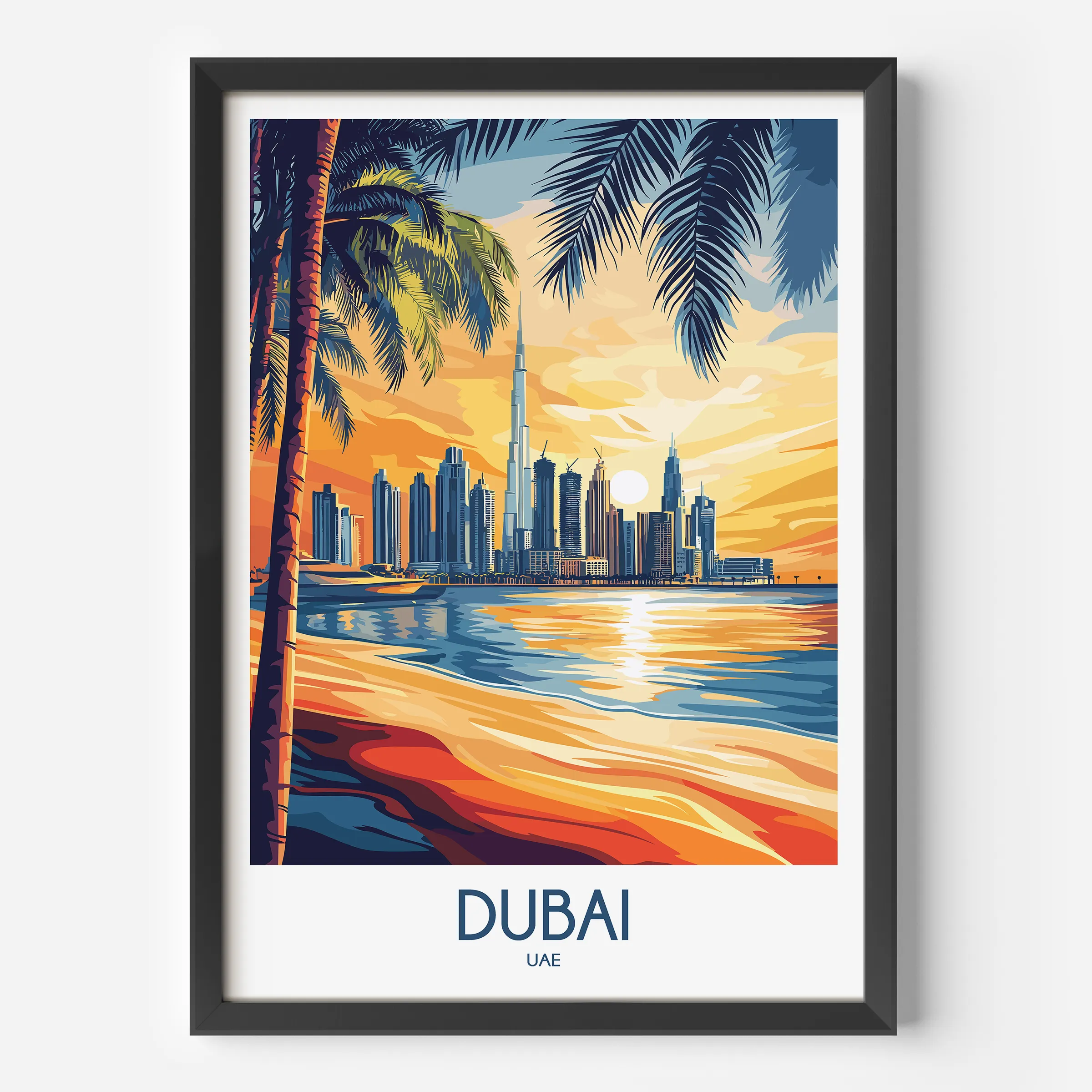 Dubai Souvenir Poster Print