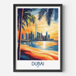 Dubai Souvenir Poster Print
