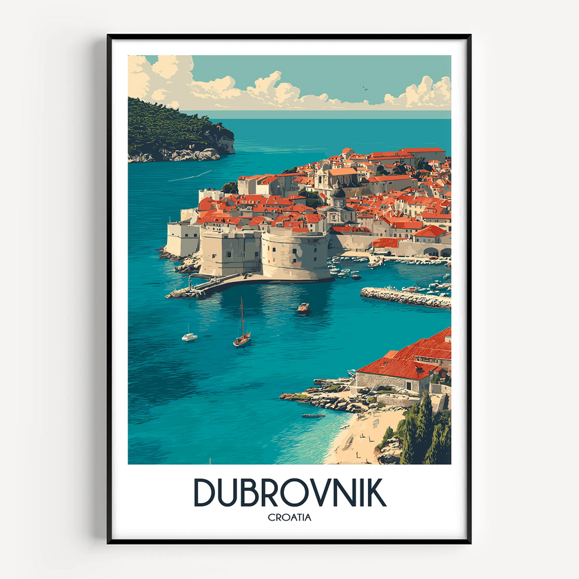 Dubrovnik Destination Art Gift