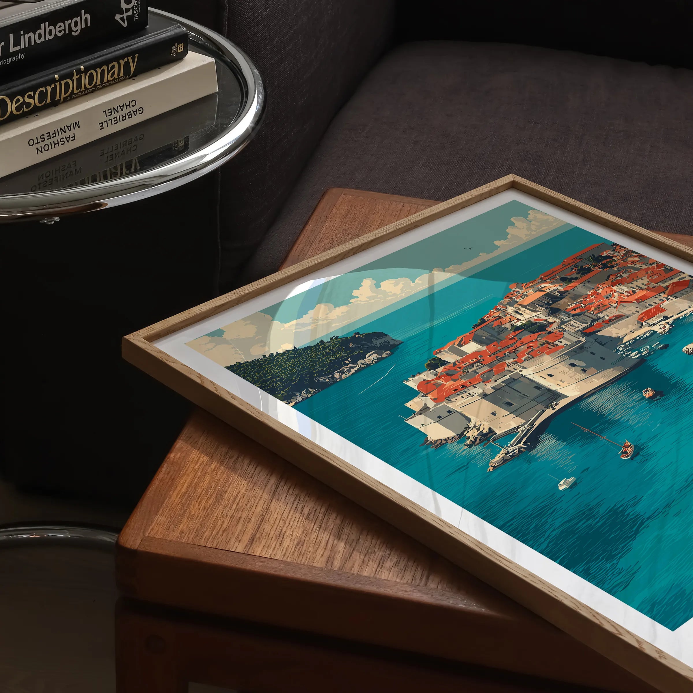 Dubrovnik Scenic Landscape Art
