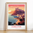 Dubrovnik Scenic Landscape Art