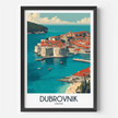 Dubrovnik Scenic Landscape Art