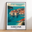 Dubrovnik Souvenir Poster Print