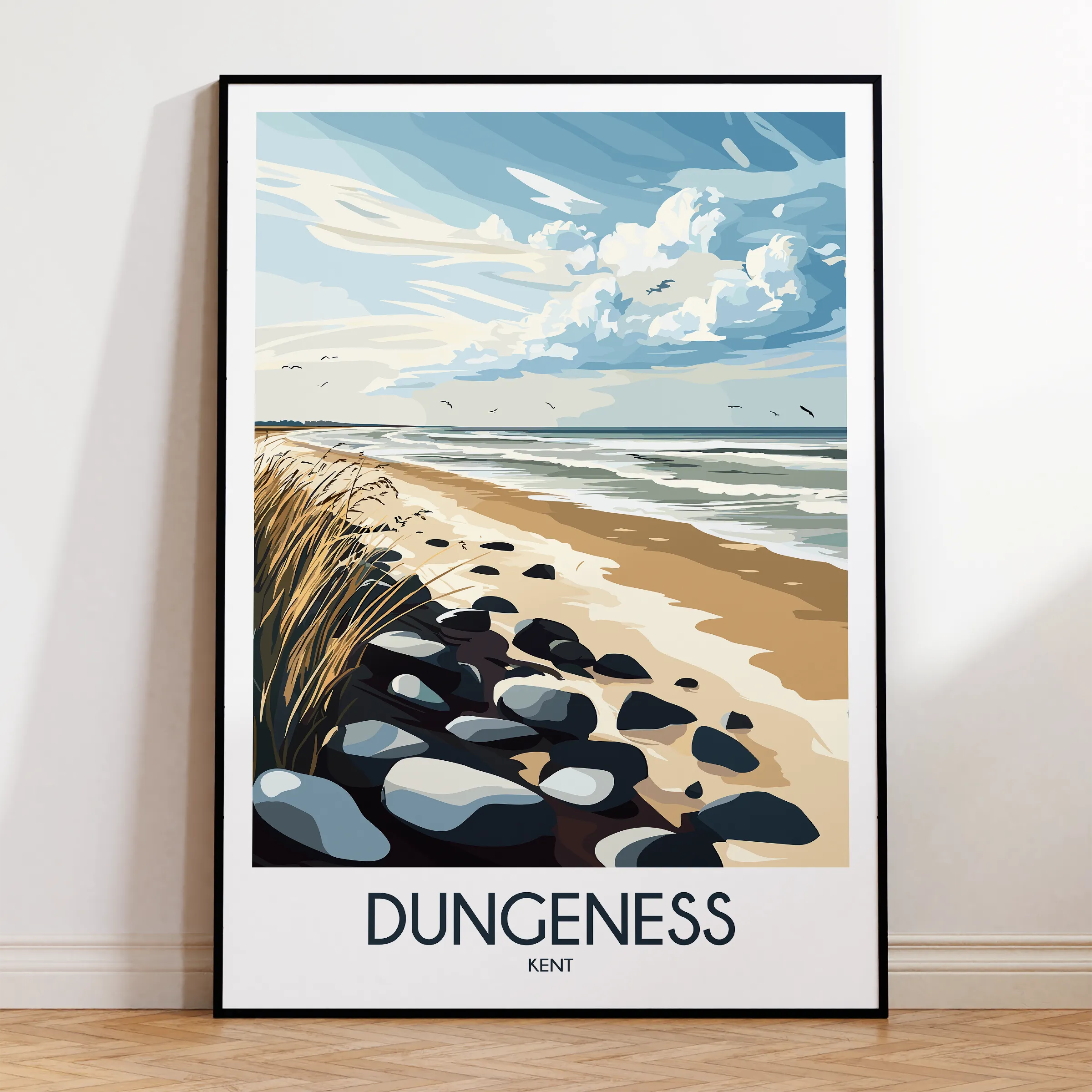 Dungeness Minimalist Wall Art