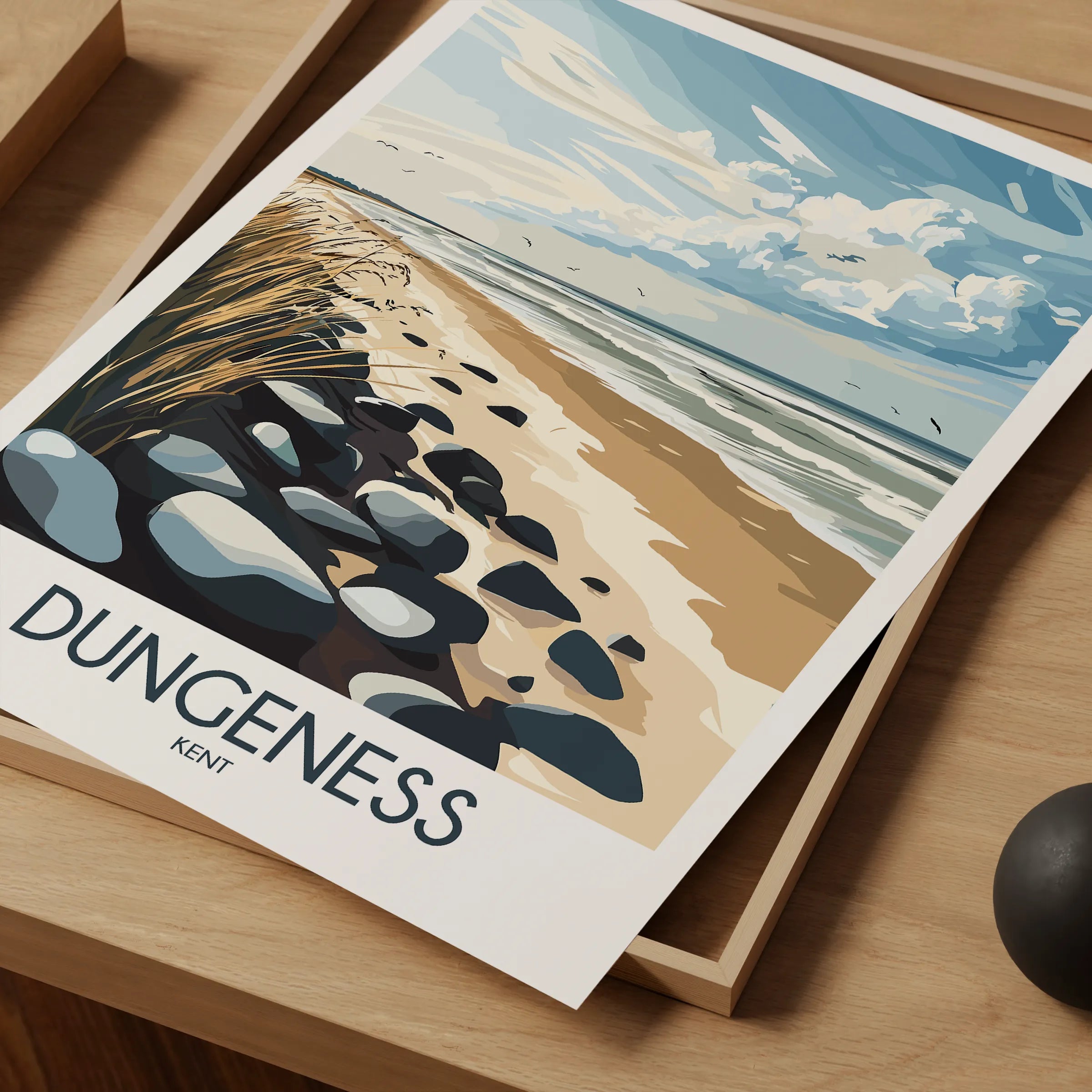 Dungeness Scenic Landscape Art