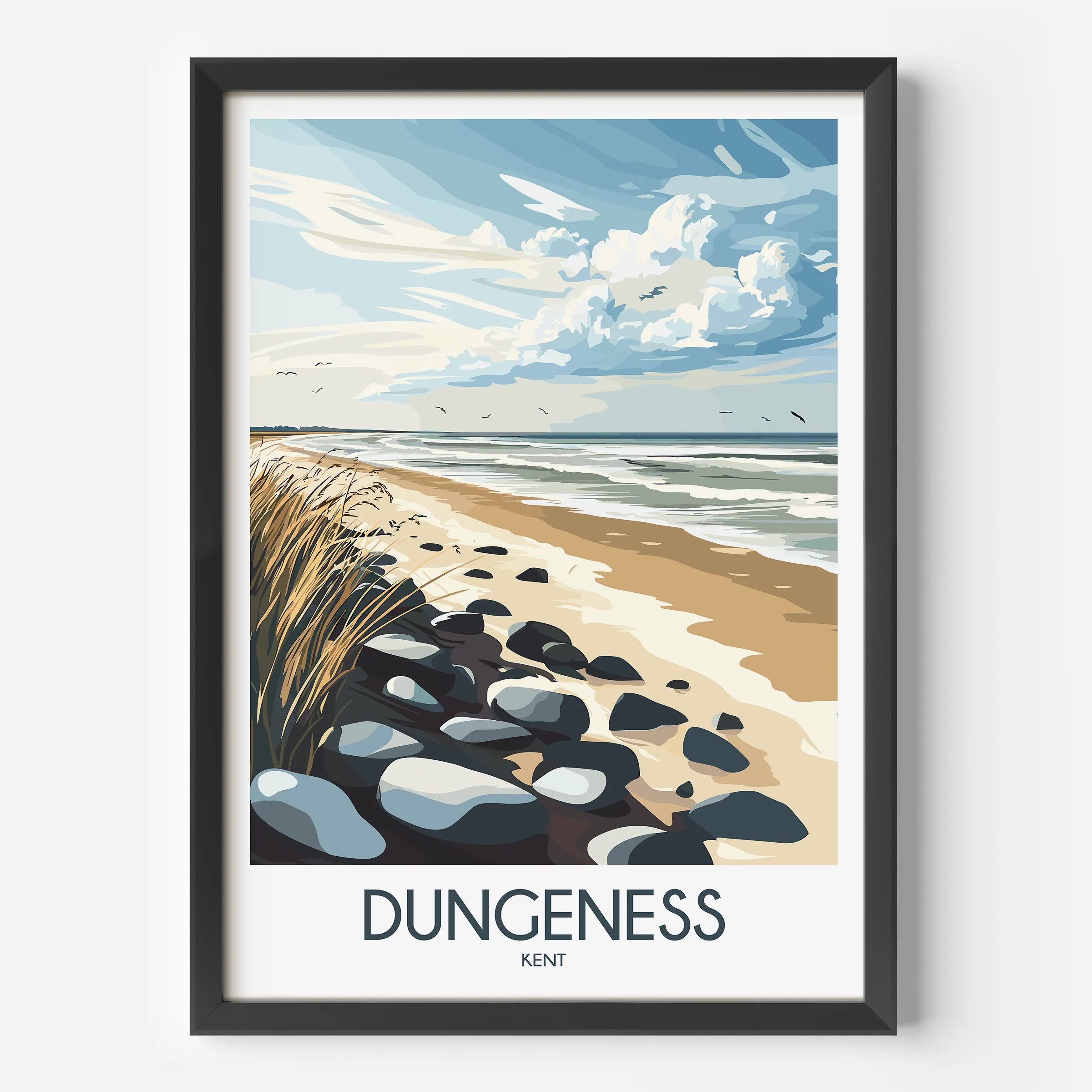 Dungeness Vintage Style Print