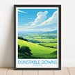 Dunstable Downs Scenic Landscape Art