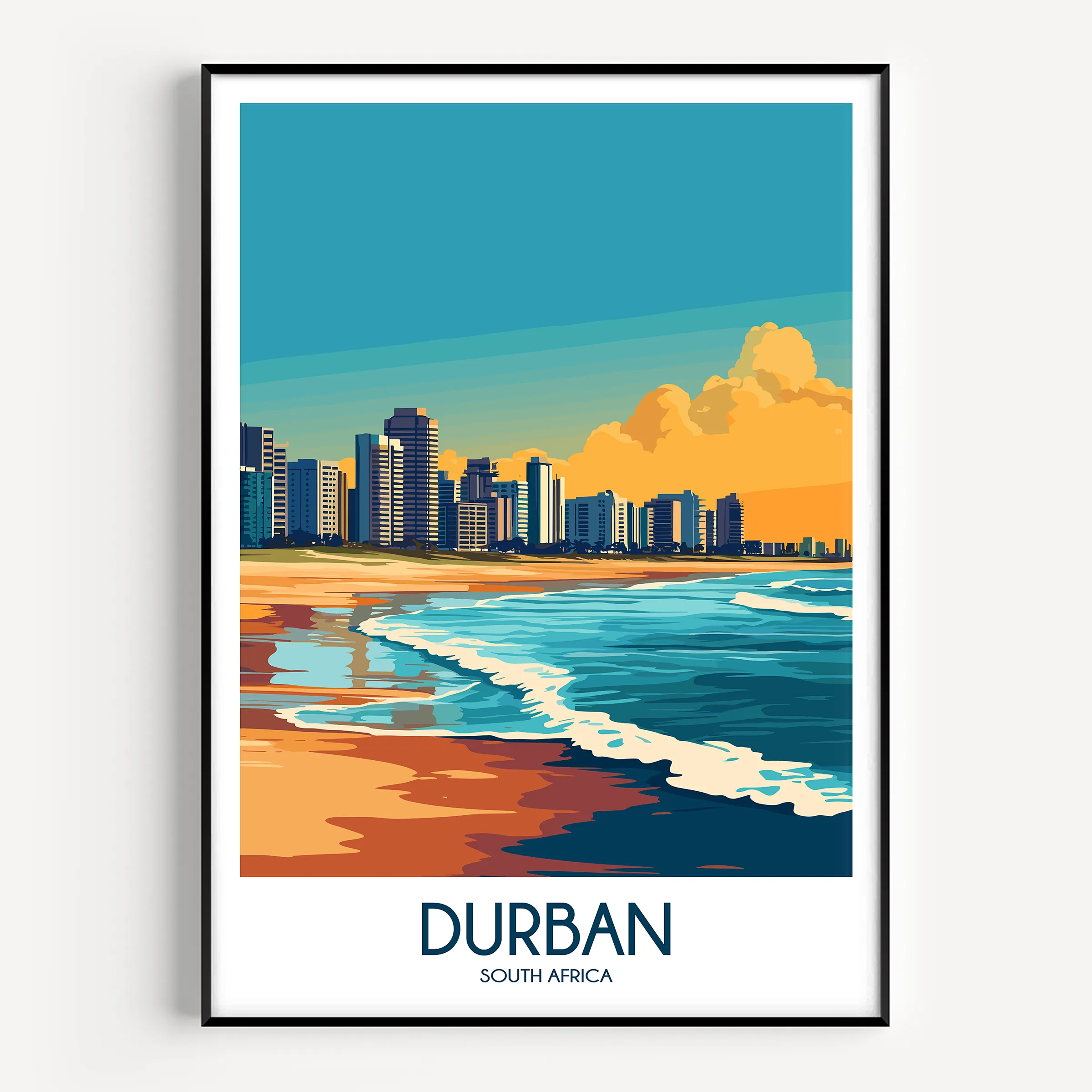 Durban Vintage Style Print