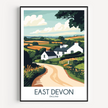 East Devon Destination Art Gift