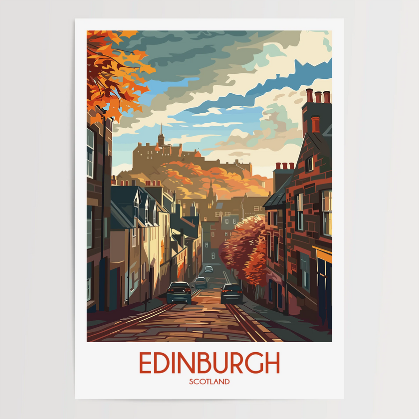 Edinburgh Destination Art Gift