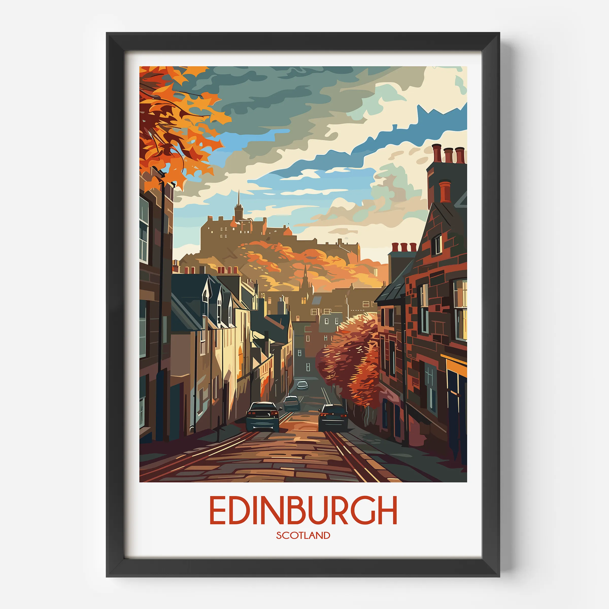 Edinburgh Souvenir Poster Print