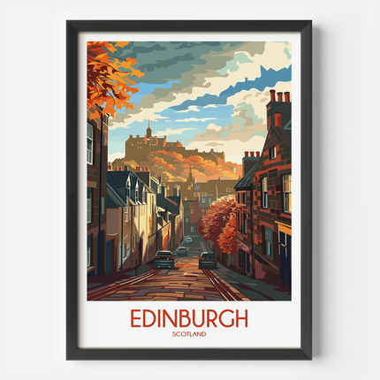 Edinburgh Souvenir Poster Print