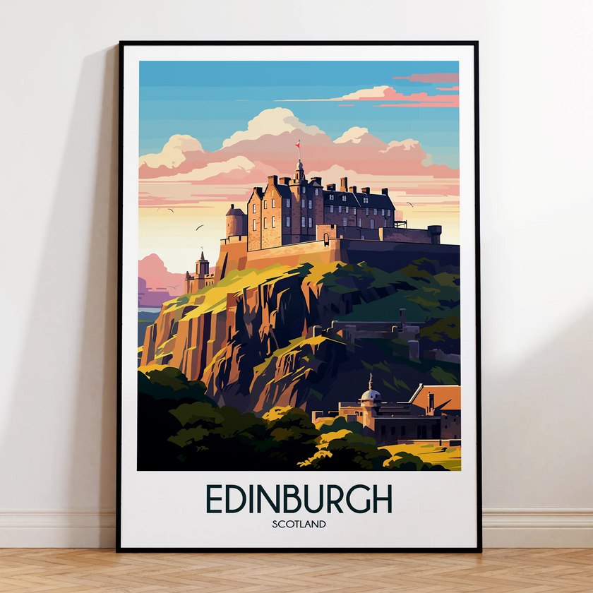 Edinburgh Souvenir Poster Print