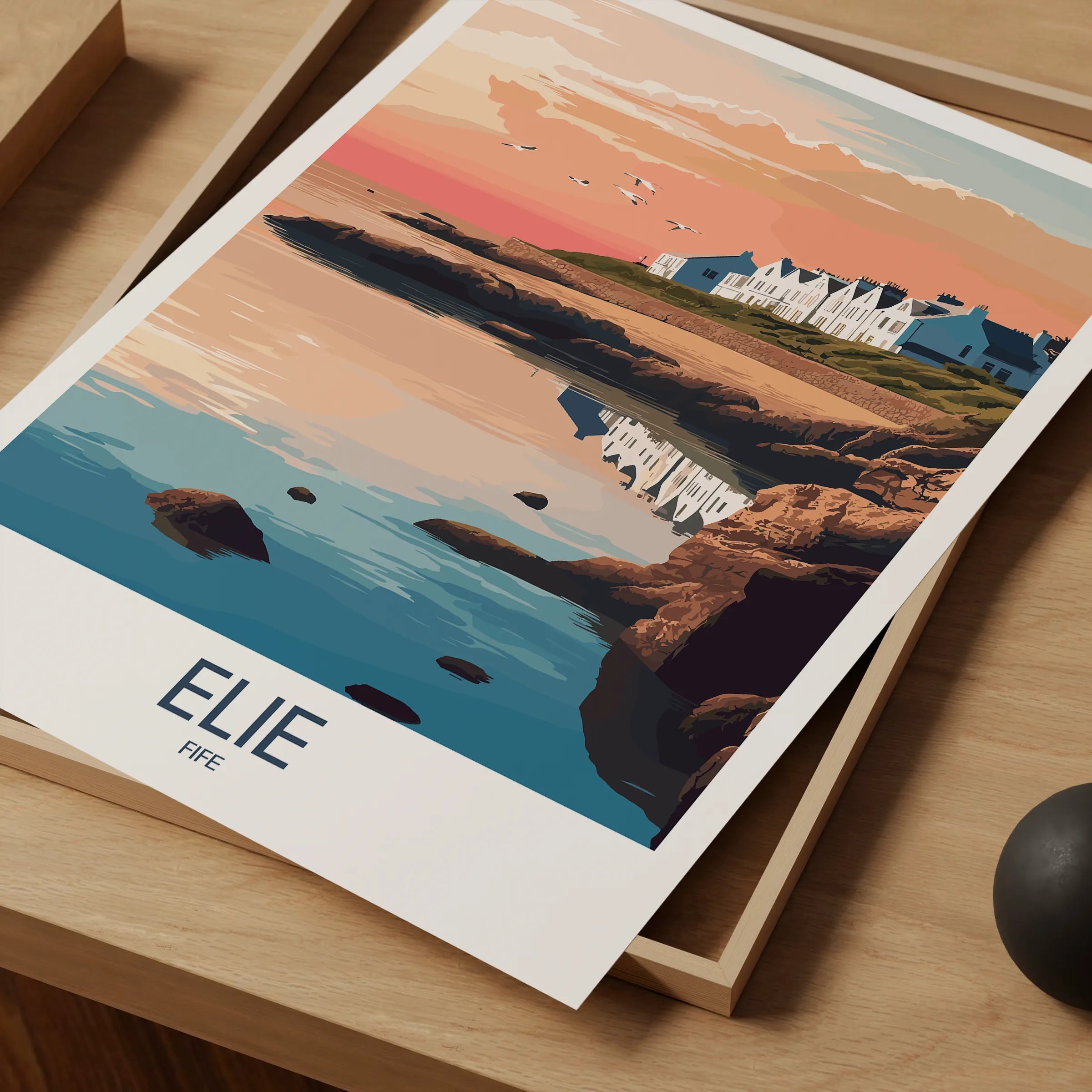 Elie Modern Travel Poster