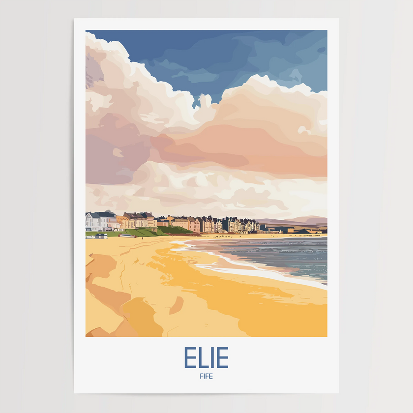 Elie Modern Travel Poster