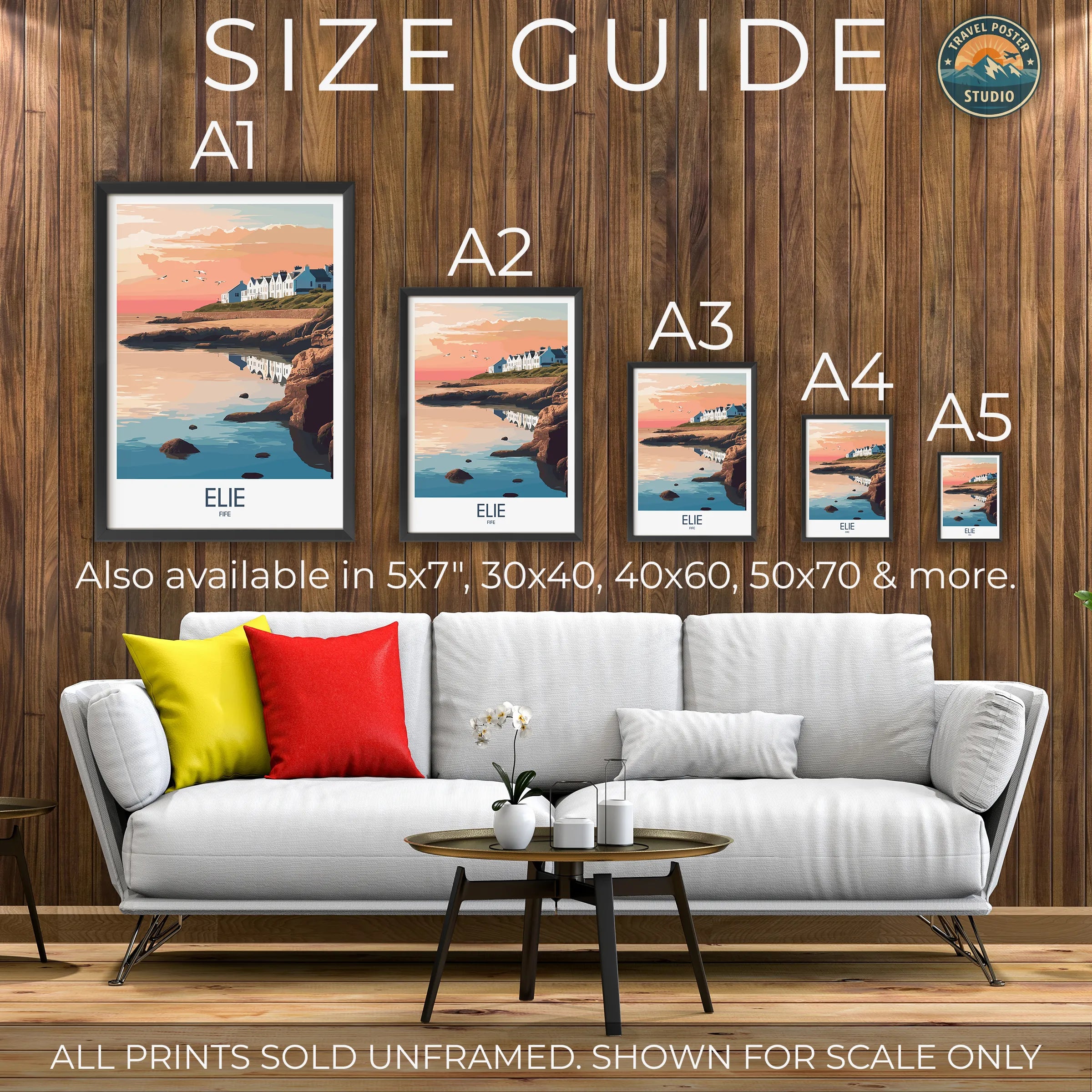 Elie Vintage Style Print