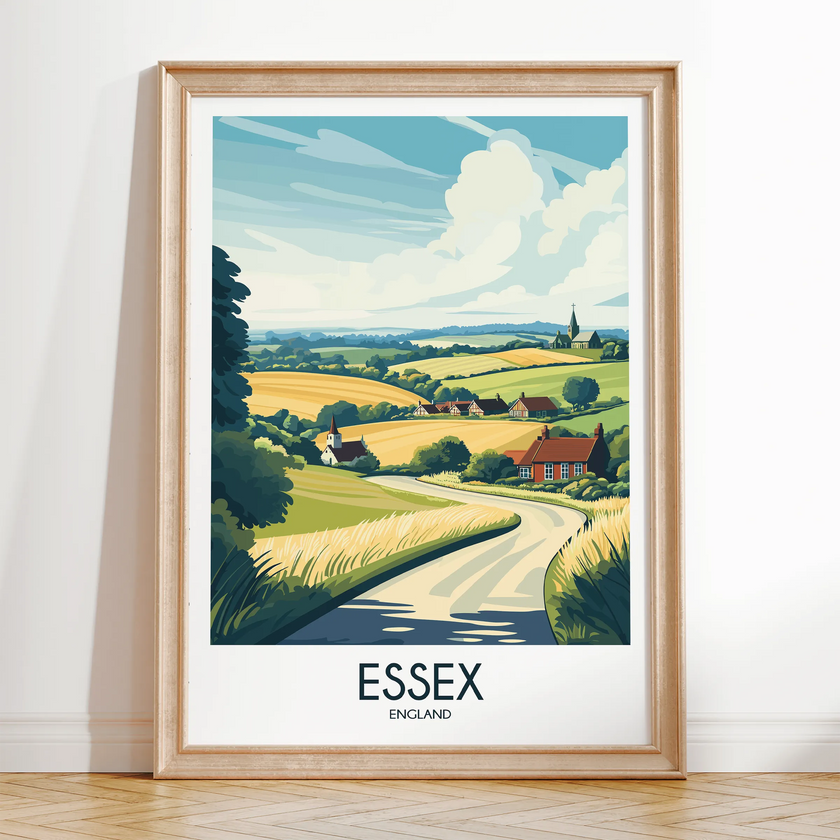 Essex Modern Travel Poster