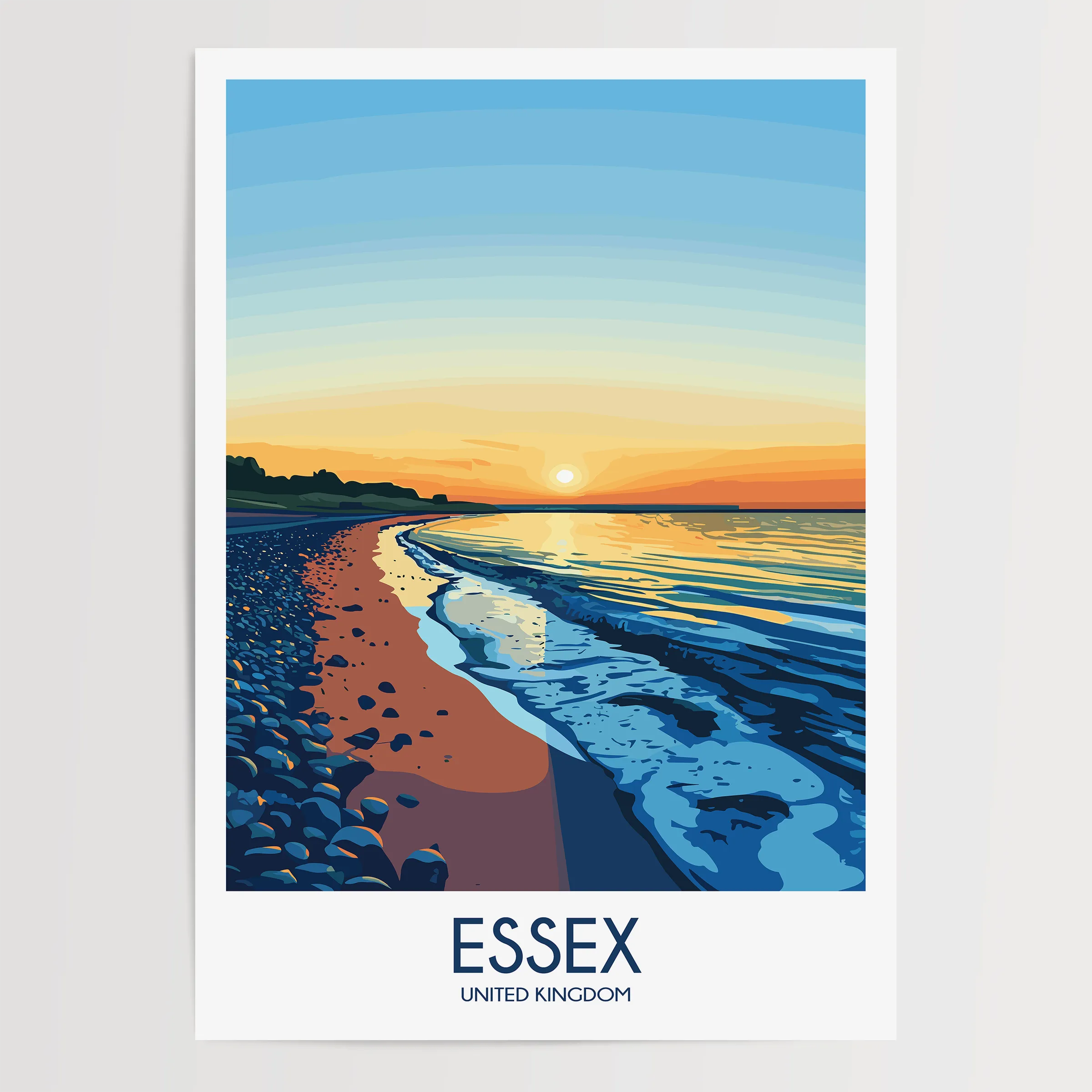 Essex Modern Travel Poster