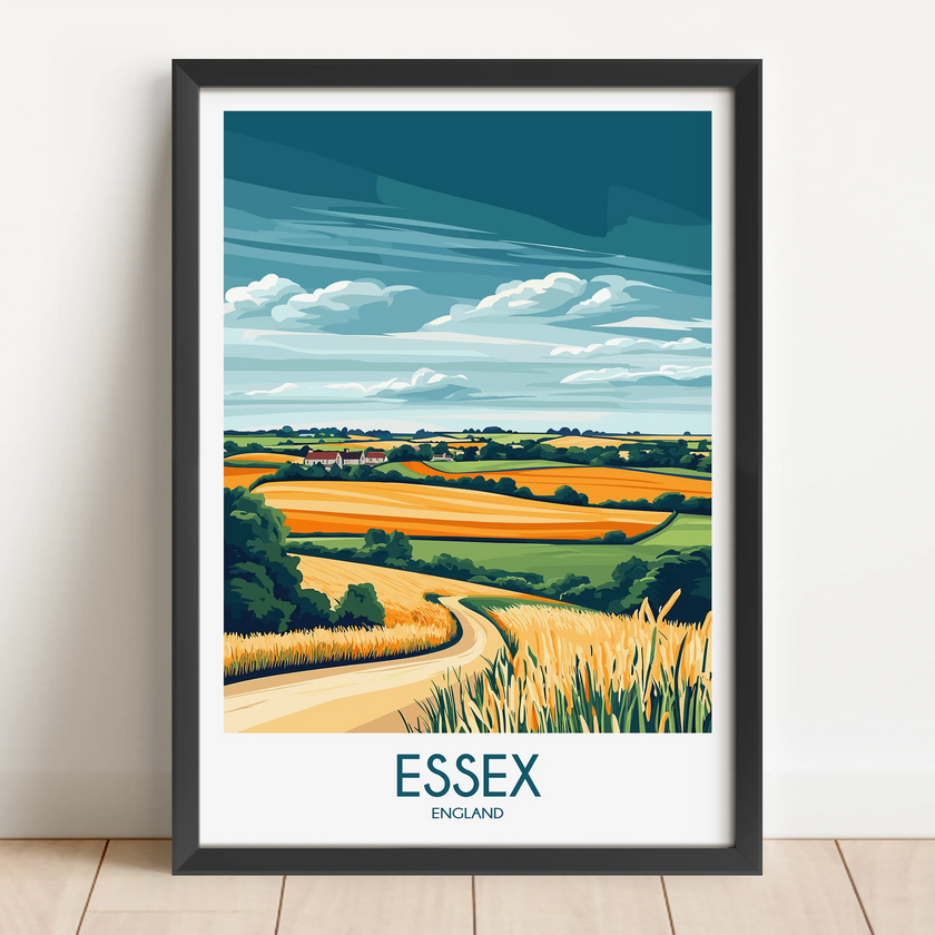 Essex Modern Travel Poster