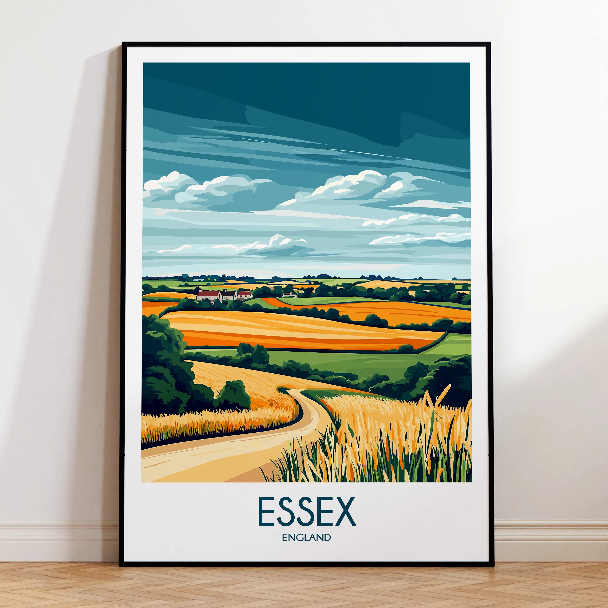 Essex Retro Travel Illustration