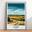 Essex Retro Travel Illustration