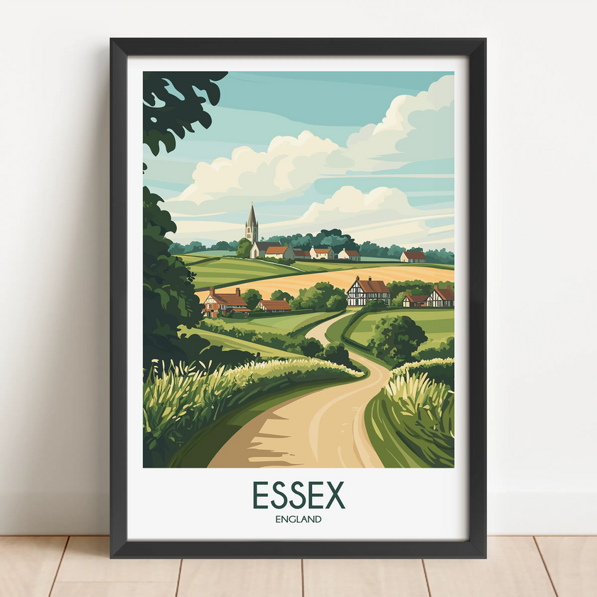 Essex Vintage Style Print