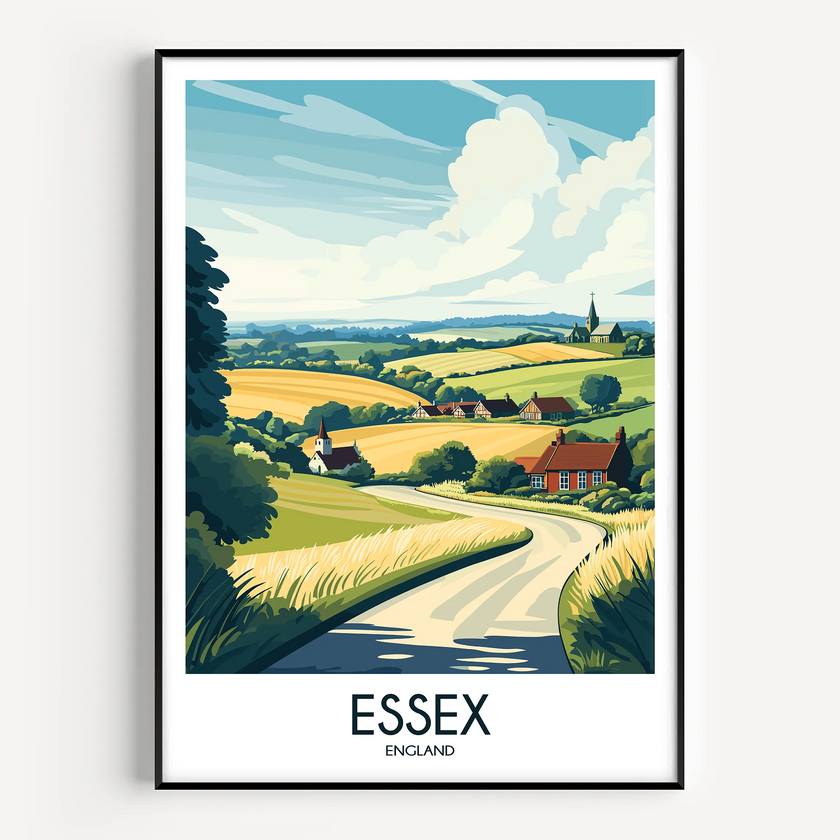 Essex Vintage Style Print