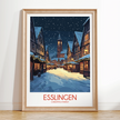 Esslingen Modern Travel Poster