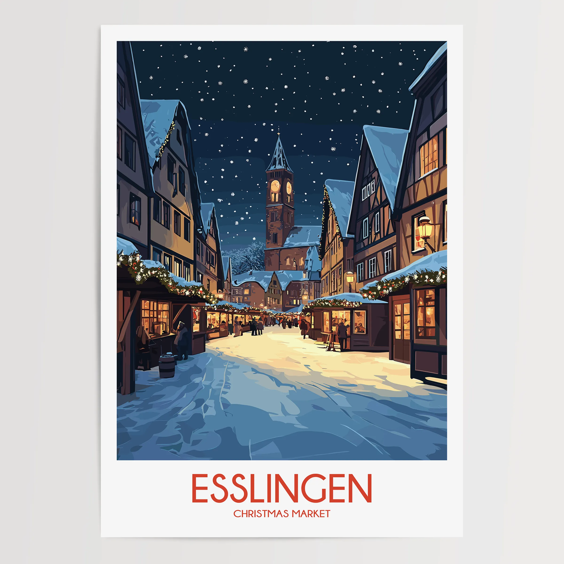 Esslingen Scenic Landscape Art