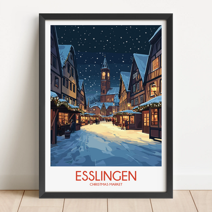 Esslingen Vintage Style Print