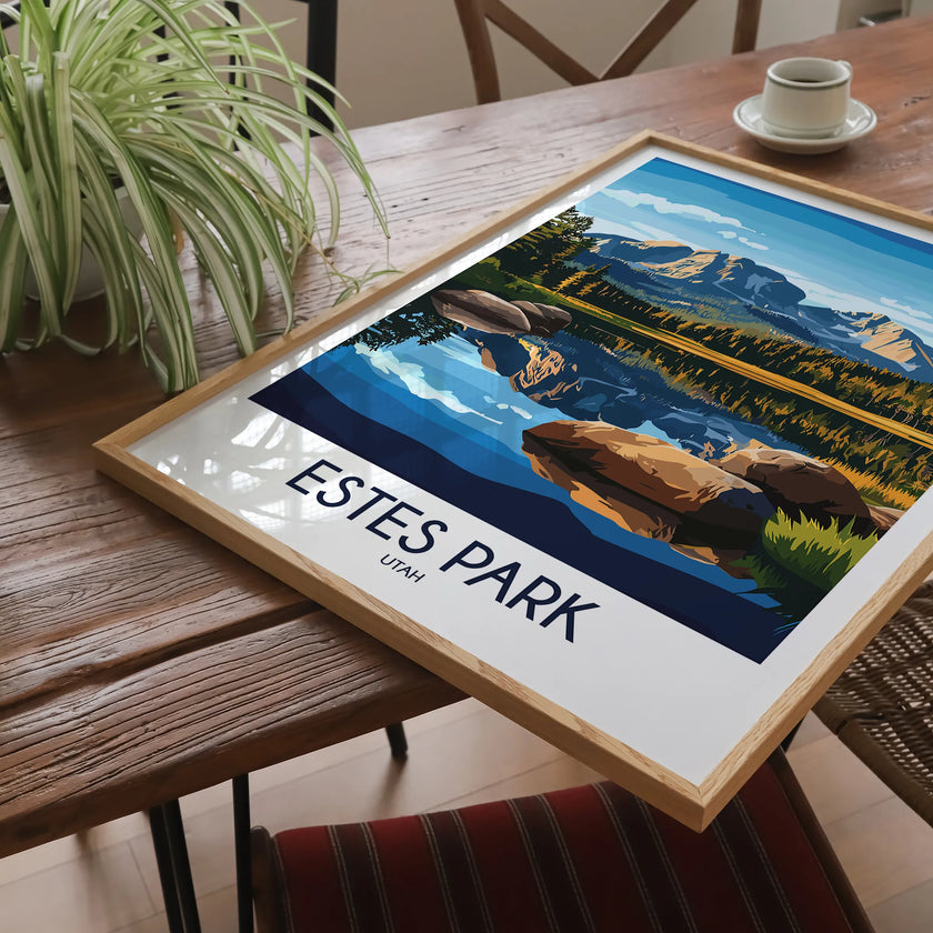 Estes Park Minimalist Wall Art