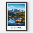 Estes Park Modern Travel Poster