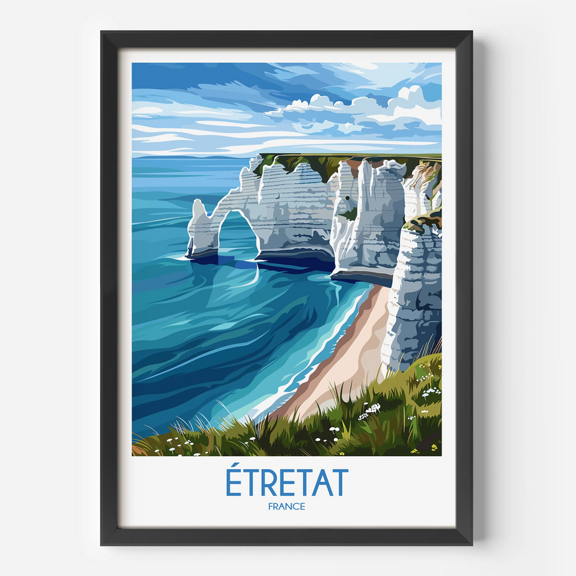 Etretat Destination Art Gift