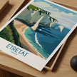 Etretat Modern Travel Poster