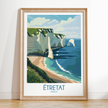 Etretat Scenic Landscape Art