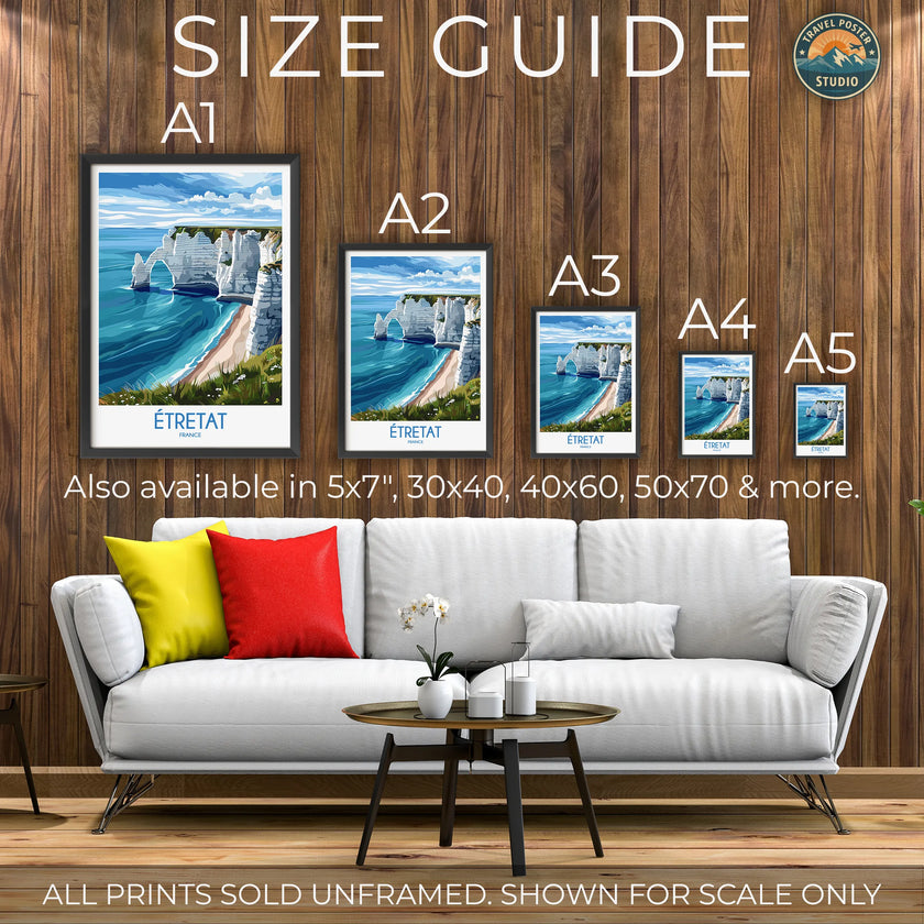 Etretat Souvenir Poster Print
